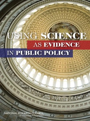 cover image of Using Science as Evidence in Public Policy